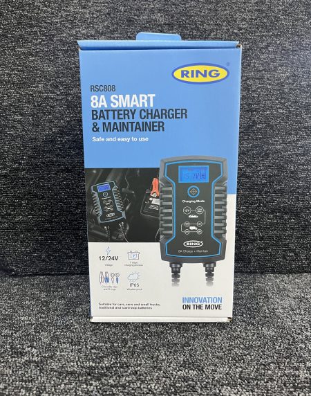 RING 8A Smart Battery Charger & Maintainer