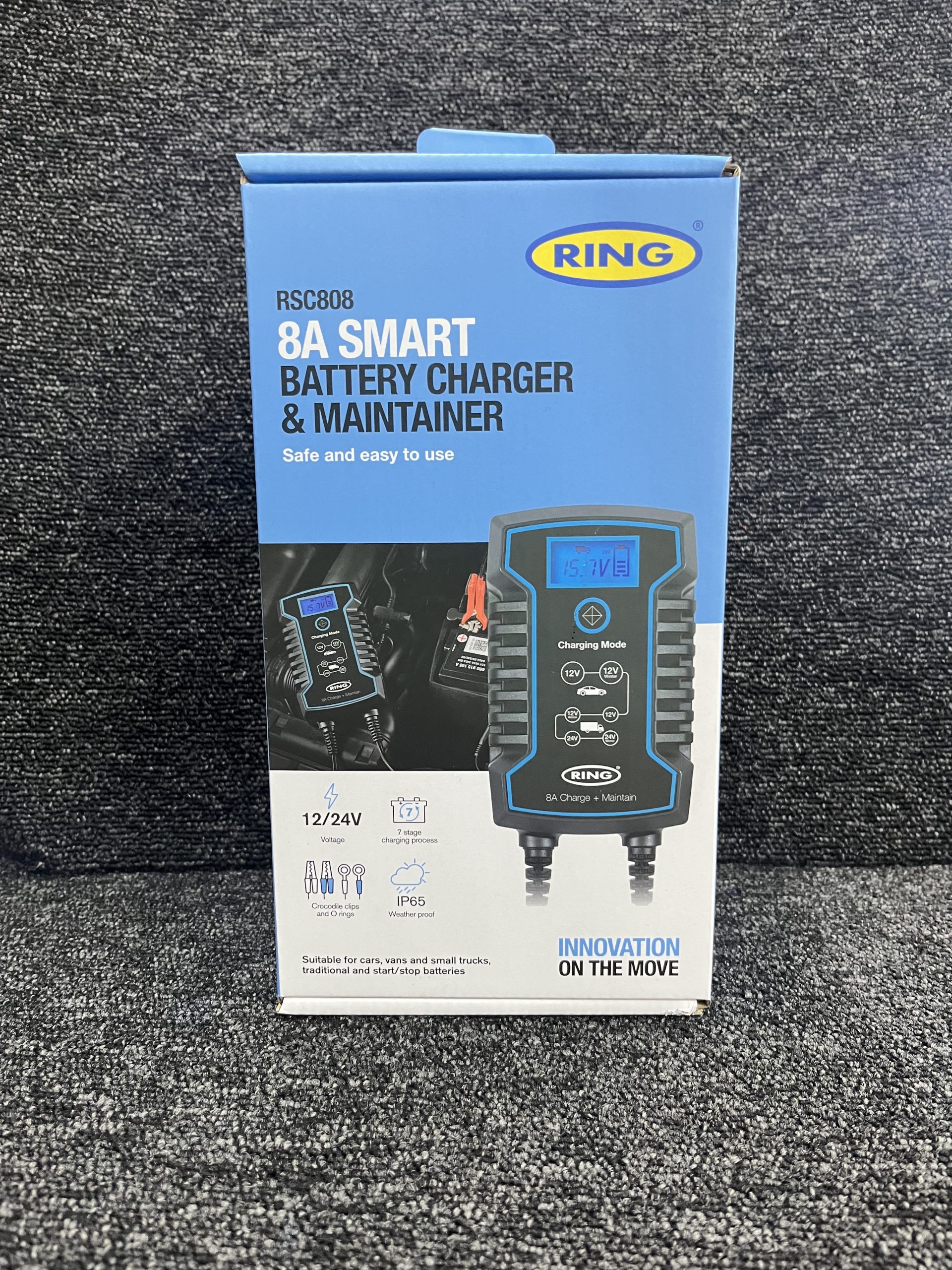 RING 8A Smart Battery Charger & Maintainer