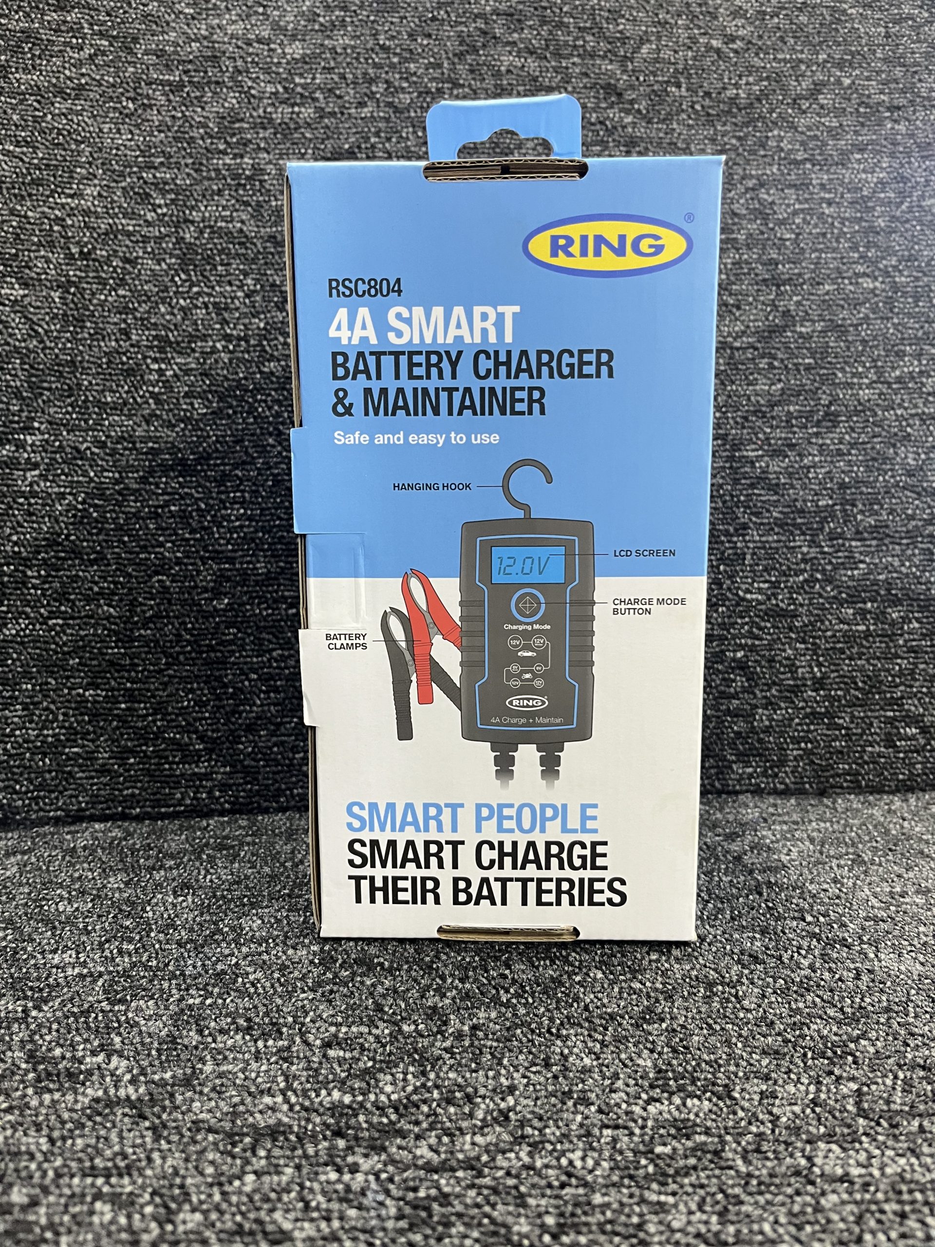 RING 4A Smart Battery Charger & Maintain