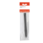 SILVER WHEEL TRIM CABLE TIES (PK 8)