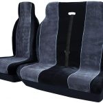SWSC20 Alpha Van Seat Cover Set - Black/Grey