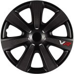 CHROMIA BLACK CARBON WHEEL COVER BOX OF 4 TRIMS