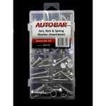 ASSORTED NUTS BOLTS AND SPRING WASHERS X 240