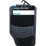 SIMPLY AUTO DAKOTA CAR MATS - BLACK PVC & CARPET