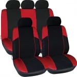 Arizona Seat Cover Set -Black/Red
