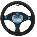 Ultimate Steering Wheel Glove - Black Leather Finish
