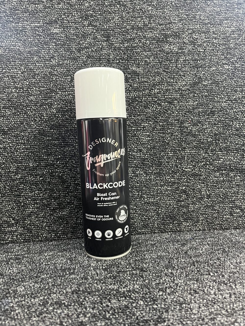 Designer Fragrances Black Code Blast Can
