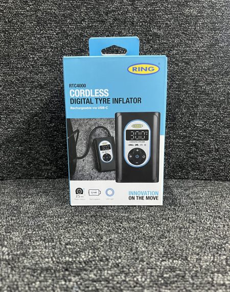 RTC4000 Cordless Rechargeable Tyre Inflator