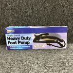 Streetwize Single Barrel Heavy Duty Foot Pump